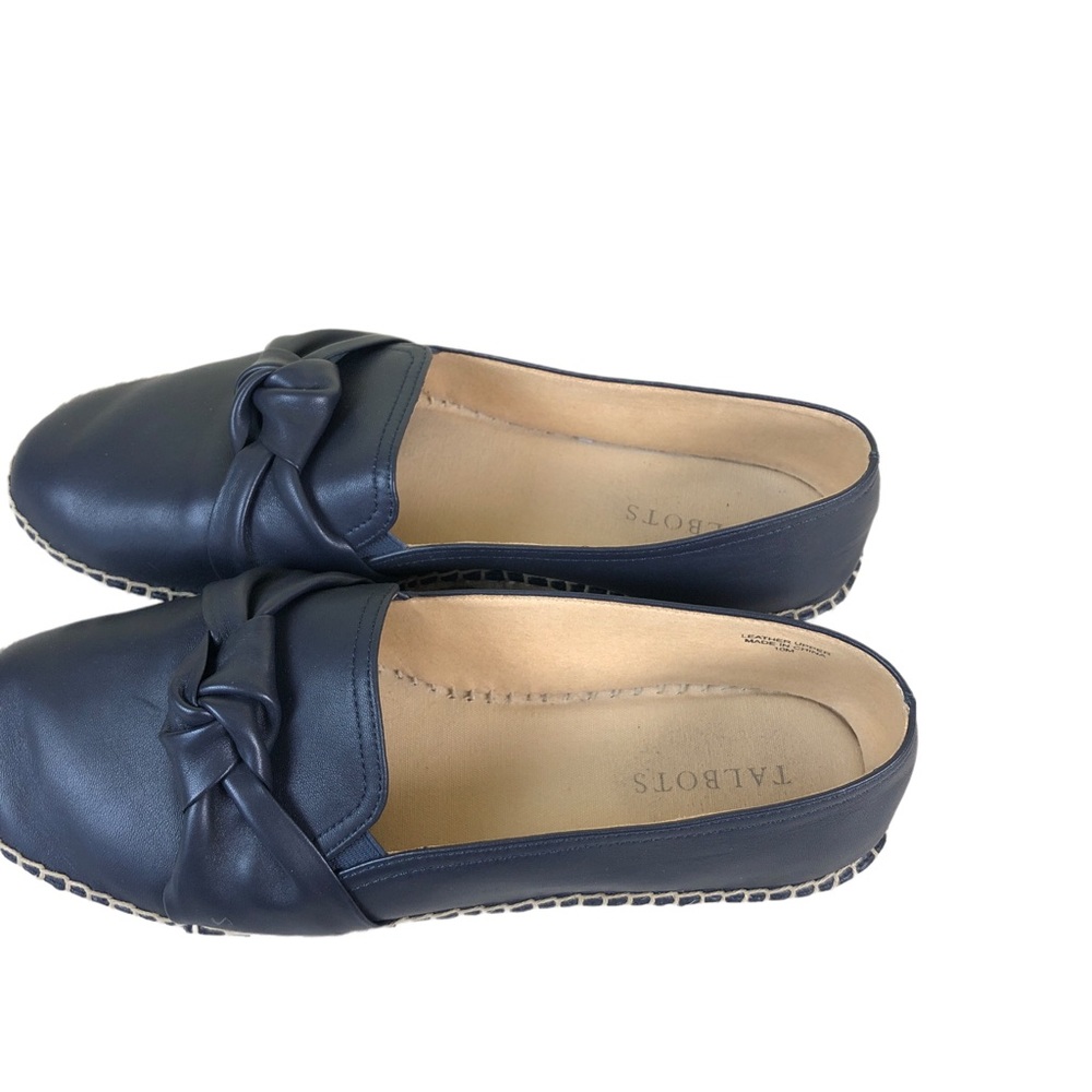 Talbots Izzy Knot Nappa Espadrilles Size 10m - image 7